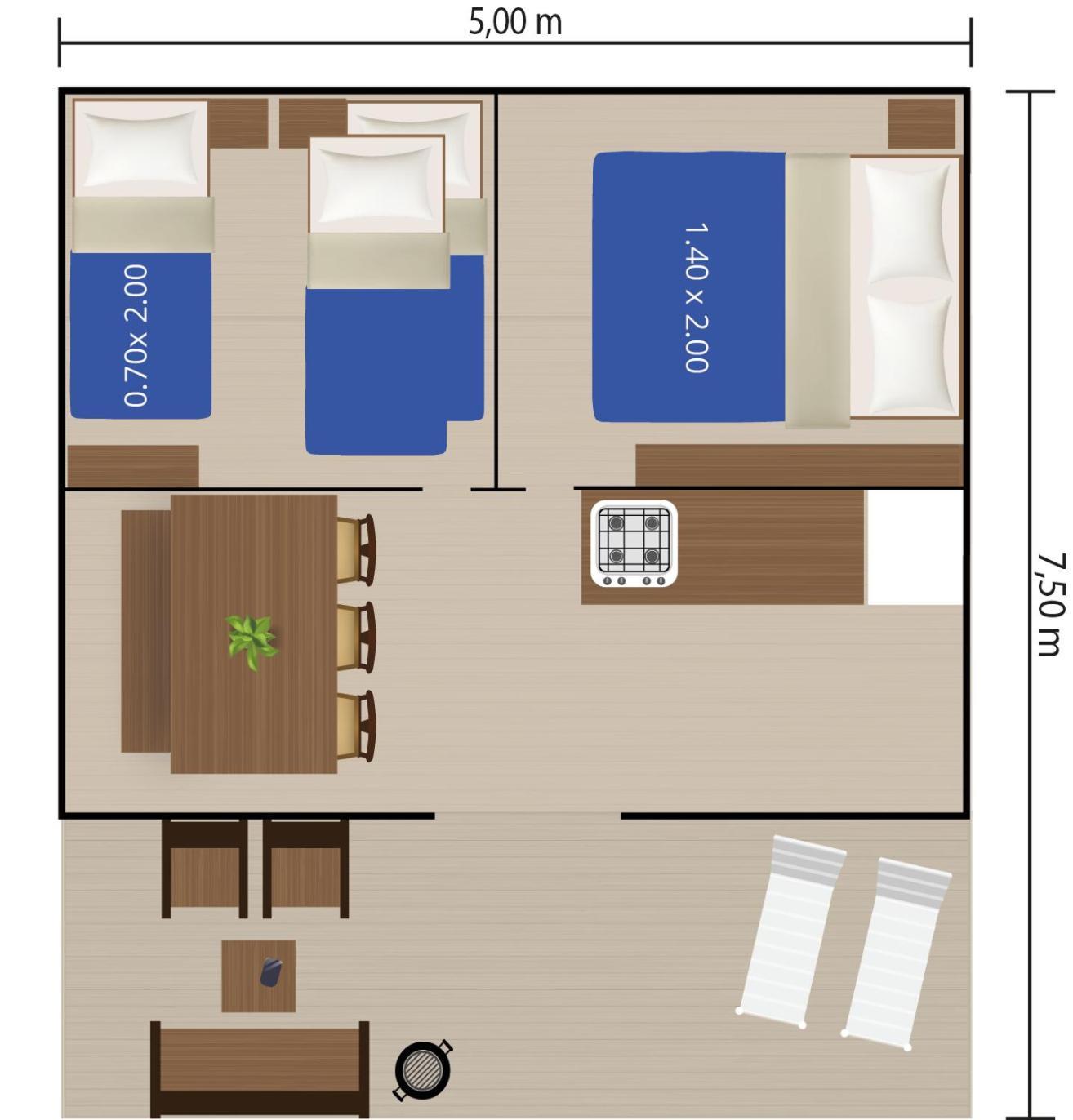 Easyatent Luxe Safari Tent Krk Krk Town Room photo